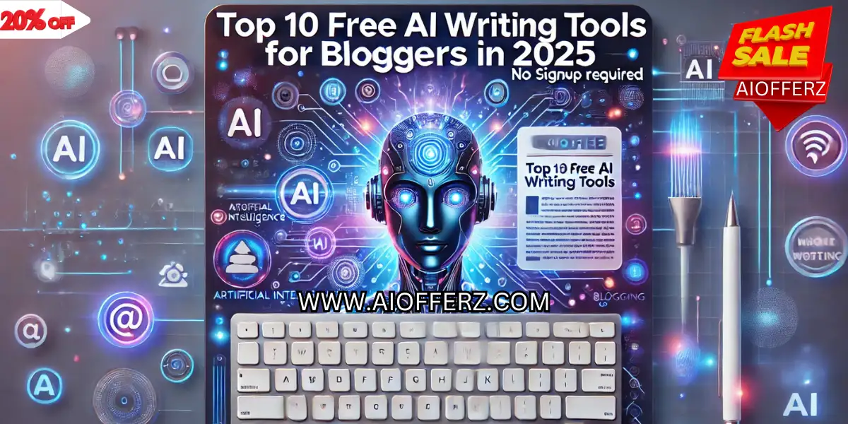 Free AI writing tools USA 2025