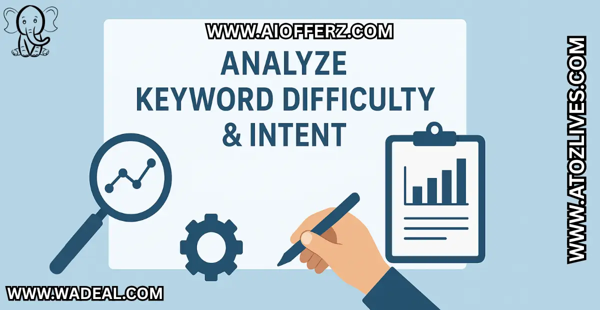 Analyze Keyword Difficulty & Intent