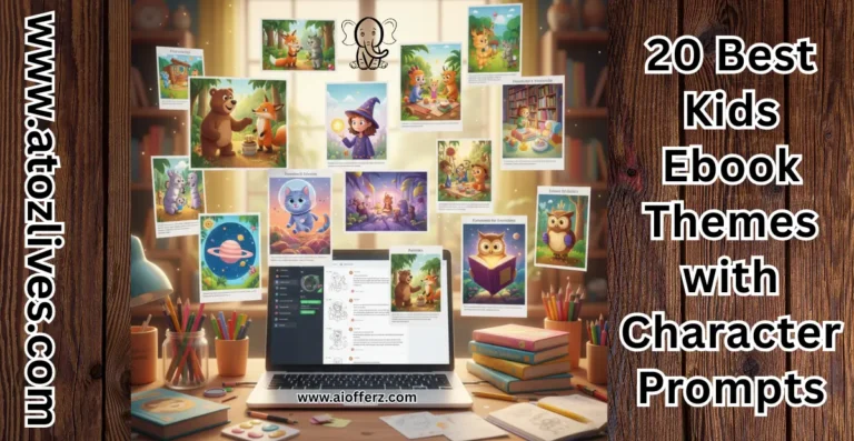 20 Best Kids Ebook Themes with Character Prompts