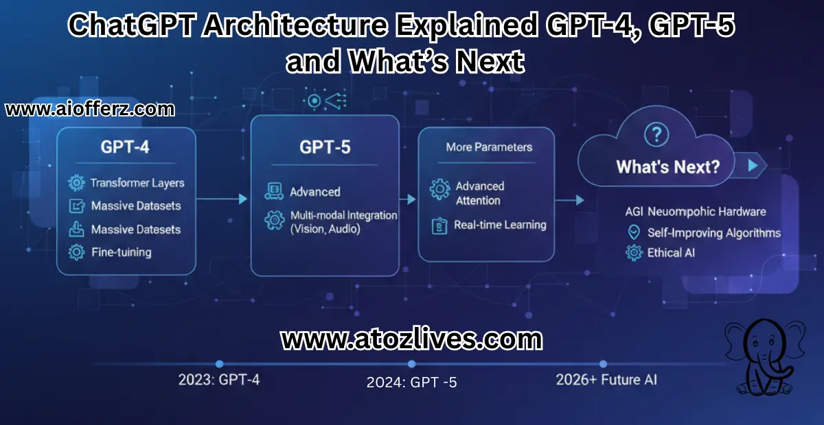 Read more about the article ChatGPT Architecture Explained GPT-4, GPT-5 and What’s Next