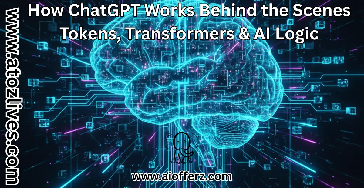 You are currently viewing How ChatGPT Works Behind the Scenes Tokens, Transformers & AI Logic