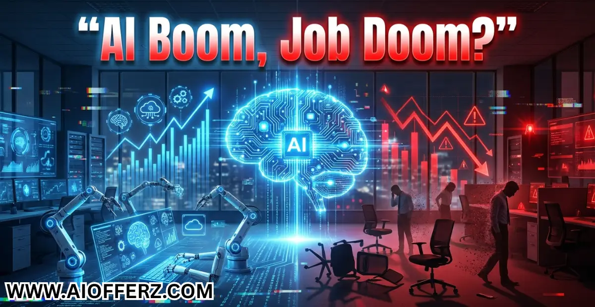 You are currently viewing AI Boom Raises Job Loss Fears After Thousands of Layoffs Across Tech Sector 23 April 2026  08:05