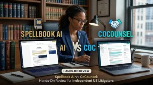 Read more about the article Spellbook AI vs CoCounsel: Hands-On Review for Independent US Litigators