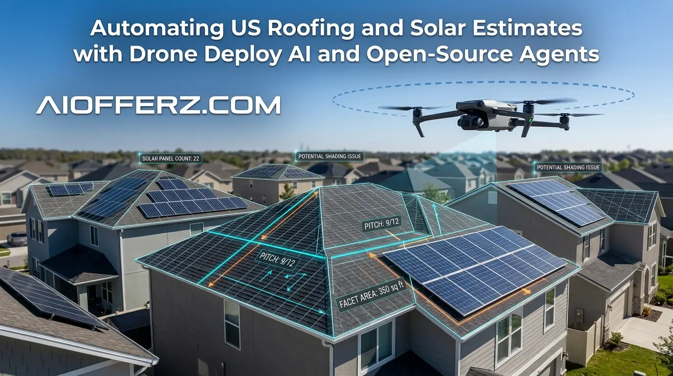 You are currently viewing Automating US Roofing and Solar Estimates with Drone Deploy AI and Open-Source Agents