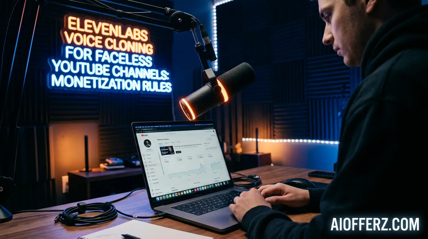 You are currently viewing ElevenLabs Voice Cloning for Faceless YouTube Channels: Monetization Rules