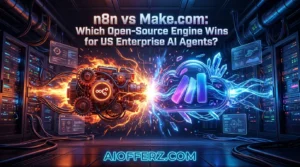 Read more about the article n8n vs Make.com: Which Open-Source Engine Wins for US Enterprise AI Agents?