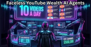 Read more about the article Faceless YouTube Wealth: Using Agentic AI to Script, Edit and Voice 10 Viral Videos a Day