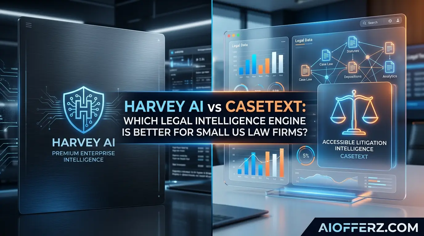 You are currently viewing Harvey AI vs Casetext: Which Legal Intelligence Engine is Better for Small US Law Firms?