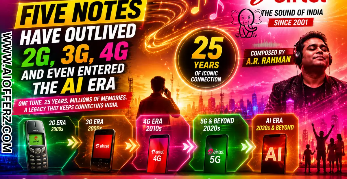 You are currently viewing Airtel’s Five Notes Have Outlived 2G, 3G, 4G and Even Entered the AI Era