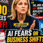 As Microsoft Lays Off 4,800 Employees, HR Head Amy Coleman Says Jobs Are Not Being Replaced by AI