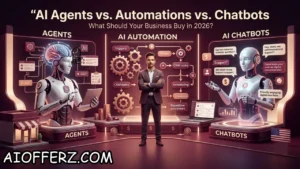 Read more about the article AI Agents vs. Automations vs. Chatbots: What Should a U.S. Small Business Actually Buy in 2026?