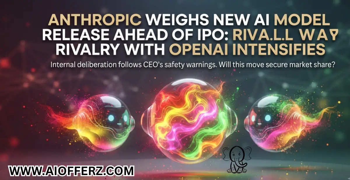 You are currently viewing Anthropic Weighs New AI Model Release Ahead of IPO Amid Intense Market Competition