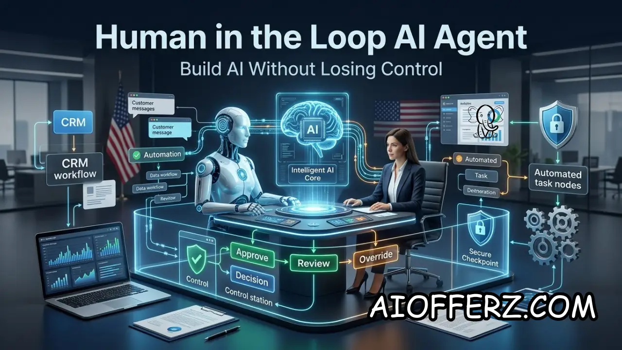 You are currently viewing How to Build a Human in the Loop AI Agent for a U.S. Business Without Losing Control