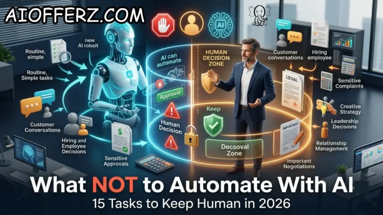 What Not to Automate With AI